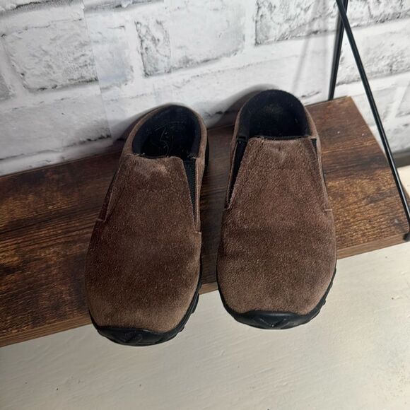 Merrell Jungle Slide Toddler Suede Brown Size 10 - Picture 5 of 7